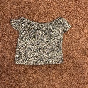 H&M off the shoulder top with big ruffle